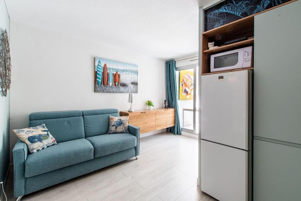 Le Murmure Du Palmier * Mer A 2 Min * Parking Prive * Terrasse Ла-Гранд-Мот Экстерьер фото