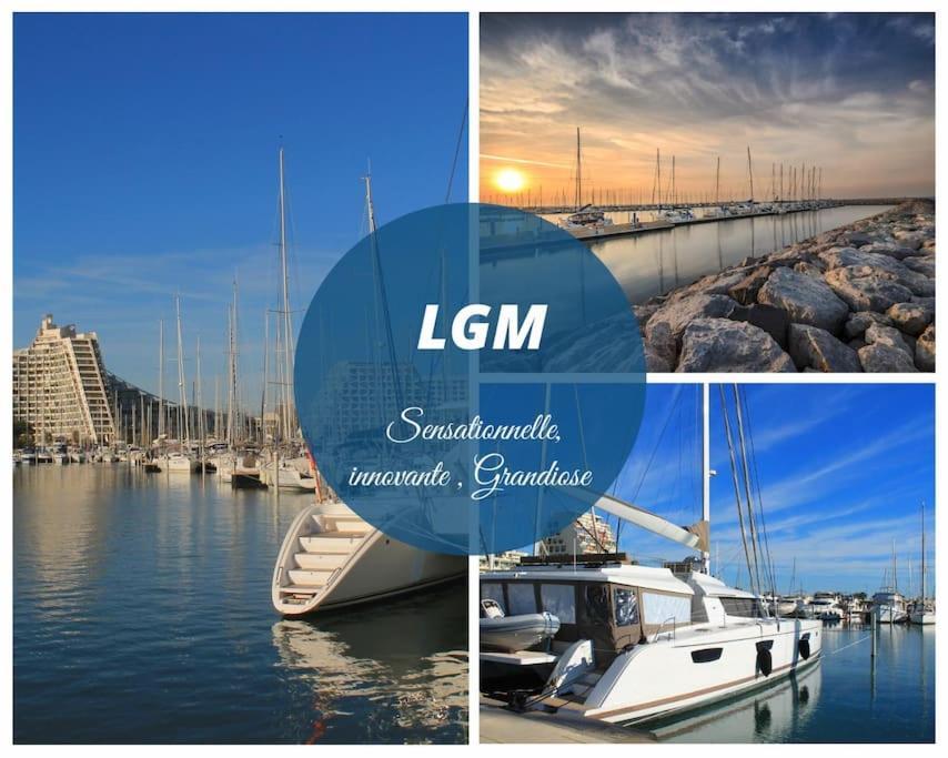 Le Murmure Du Palmier * Mer A 2 Min * Parking Prive * Terrasse Ла-Гранд-Мот Экстерьер фото