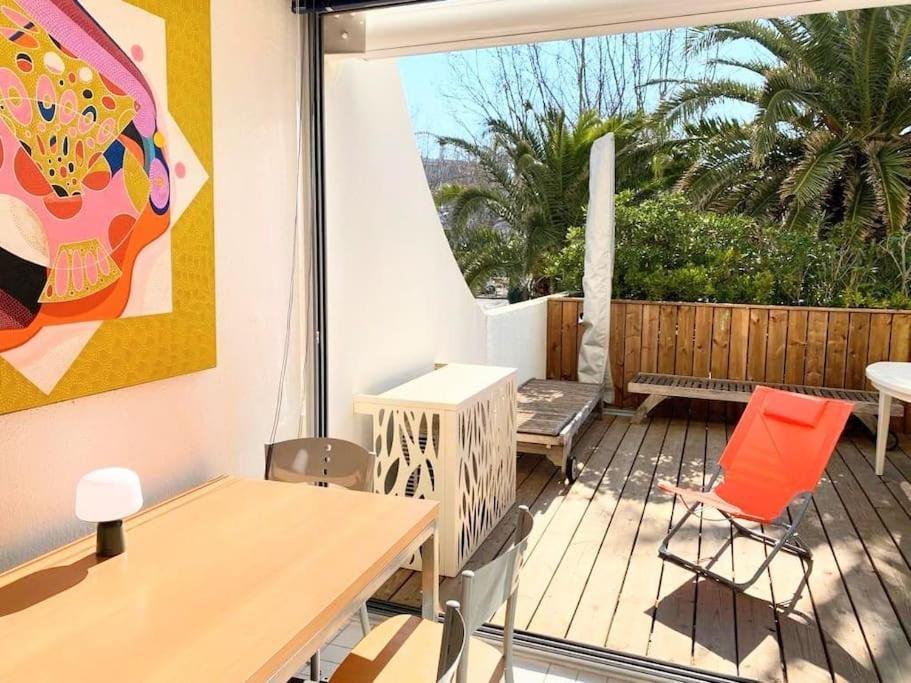 Le Murmure Du Palmier * Mer A 2 Min * Parking Prive * Terrasse Ла-Гранд-Мот Экстерьер фото